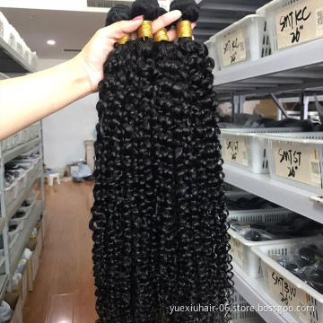 Kinky Curly Peruvian Hair Bundles with Closure Wholesale Raw Virgin Human Hair Vendors Brazilian Hair Bundles